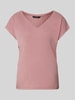 Vero Moda Comfort Fit T-Shirt mit Modal-Anteil Modell 'FILLI' Rosa