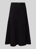 BOSS Rok in A-lijn van gekookte scheerwol, model 'VICENA' Zwart