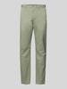 Tommy Hilfiger Straight leg chino van katoenmix, model 'DENTON' Groen