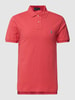 Polo Ralph Lauren Slim fit poloshirt met logostitching Bordeaux