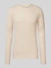 Jack & Jones Strickpullover mit Rundhalsausschnitt Modell 'LEWIS' Beige