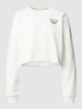 Marc O'Polo Denim Sweatshirt mit Label-Print Weiss