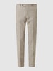 Wilvorst Anzughose mit Leinen-Anteil  Beige