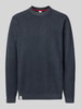 Pepe Jeans Regular fit pullover van puur katoen, model 'PARKER CREW' Marineblauw