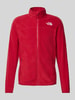 The North Face Sweatjack met opstaande kraag Bordeaux