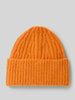 American Vintage Strickmütze mit breitem Bund Modell 'EAST' Orange