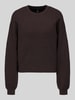 VERO MODA sweter w kroju regular fit z mieszanki wiskozy model 'NANCY' Czekoladowy