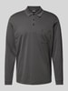 RAGMAN Regular fit poloshirt met borstzak Antraciet