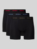 HUGO Boxershorts mit elastischem Logo-Bund im 3er-Pack Black