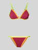 Banana Moon Bikiniset met structuurmotief, model 'TANEOFIABA SANTACOLOR' Lila