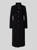 Milo Coats Slim Fit Wollmantel mit Stehkragen Modell 'Elsa' Black