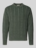 Redefined Rebel Regular Fit Pullover aus reiner Baumwolle Modell 'WAYNE' Oliv