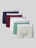 Polo Ralph Lauren Underwear Boxershort met elastische band met label in een set van 5 stuks Bordeaux