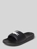 Lacoste Slides mit Label-Detail Modell 'CROCO' Black