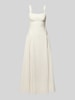 Topshop Maxikleid mit Rundhalsausschnitt Modell 'VIOLA' Offwhite