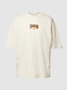 REVIEW T-Shirt mit Motiv-Print Ecru
