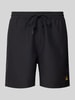 Carhartt Work In Progress Badehose mit Label-Stitching Modell 'CHASE' Black