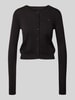 Tommy Jeans Regular fit cardigan van katoen Zwart