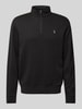 Polo Ralph Lauren Sweatshirt mit kurzem Reißverschluss Black