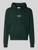JACK & JONES Regular Fit Hoodie aus Baumwoll-Mix Modell 'Soho' Dunkelgruen