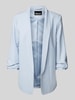 Pieces Regular Fit Longblazer mit Viskose-Anteil Modell 'BOSELLA' Hellblau