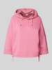 Tom Tailor Cropped Hoodie aus Scuba mit 3/4-Arm  Pink