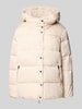 WHITE LABEL Steppjacke mit Kapuze Camel