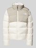 The North Face Gewatteerde jas met opstaande kraag, model 'Saikuru' Offwhite