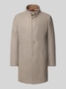 Cinque Mantel mit Stehkragen Modell 'CHOICE' Beige