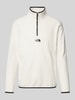 The North Face Fleecepullover mit Troyer-Kragen Modell 'GLACIER' Offwhite