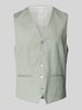 HECHTER PARIS Regular Fit Weste mit Paspeltaschen Lind