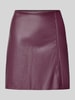 Vero Moda Minirok in leerlook, model 'NELLY' Bordeaux