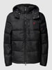 Polo Ralph Lauren Daunenjacke mit Label-Stitching Modell 'EL CAP' Schwarz
