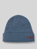 Barts Czapka beanie z detalem z logo model ‘WILBERT’ Niebieski