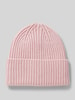 Someday Beanie mit breiter Krempe Modell 'Beky' Rosa