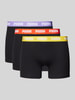 Puma Boxershort met labeldetail in een set van 3 stuks Zwart