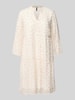 Vero Moda Getailleerde mini-jurk met semi-transparante mouwen, model 'SMILLA' Offwhite