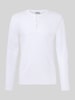 Jake*s Studio Men T-Shirt in Ripp-Optik mit Rundhalsausschnitt Weiss