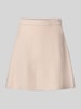 Pieces Eng anliegender Mini-Rock mit Woll-Anteil Modell 'MALOU' Sand