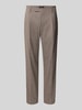 Cinque Regular Fit Stoffhose mit Bügelfalten Modell 'CiSalto' Beige