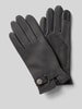 Roeckl Handschoenen van schapenleer met touch-functie model 'Stanton' Zwart