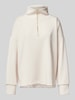 Christian Berg Woman Sweatshirt mit Stehkragen Ecru