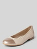 Tamaris Ballerinas in unifarbenem Design Gold