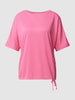 Tom Tailor T-Shirt mit Tunnelzug am Saum Pink