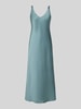 VM by Vera Mont Cocktailkleid aus Satin mit V-Ausschnitt Hellblau