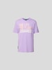 Dsquared2 T-Shirt mit Label-Print Lavendel