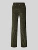 Gant Flared fit corduroy broek in 5-pocketmodel, model 'Cordur' Donkergroen