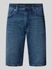 s.Oliver RED LABEL Korte regular fit jeans in 5-pocketmodel Blauw