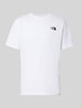 The North Face T-Shirt mit Label-Print Modell 'Evolution' Weiss