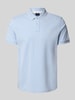 MCNEAL Poloshirt met labelstitching Lichtblauw